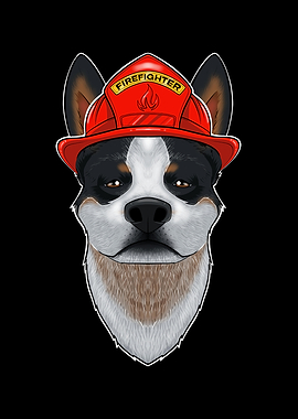 Firefighter Blue Heeler
