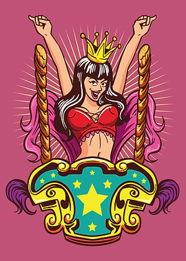 Burlesque Babe Poster