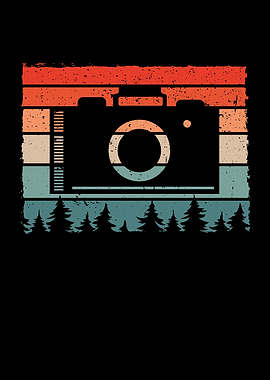 Camera in vintage colour