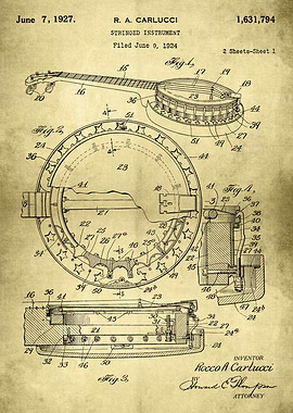 Stringed Instrument Patent