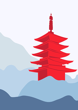 Japan temple architecture