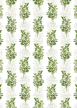 Floral Bog Myrtle Pattern