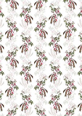 Floral Judas Tree Pattern