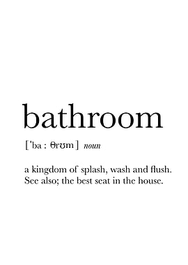 Bathroom definition