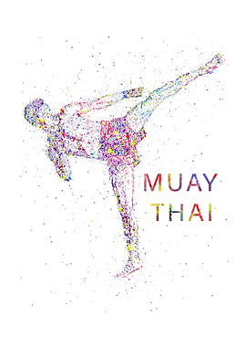 Man muay thai boxing