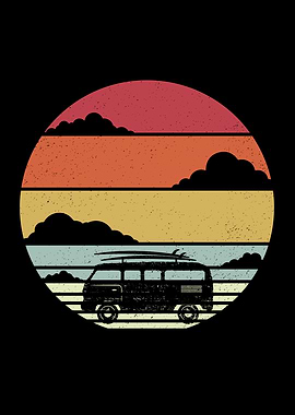 Retro Camper Van