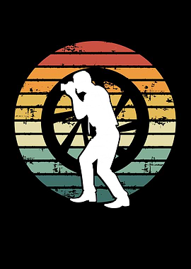 Cameraman retro vintage