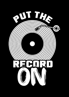 Vinyl Record DJ Turntable