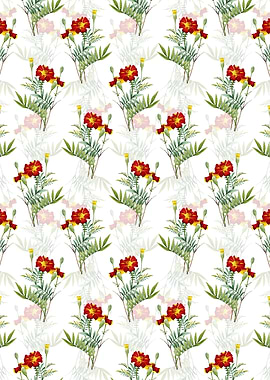 Mexican Marigold Pattern