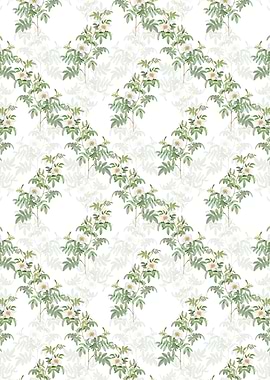 Floral Musk Rose Pattern