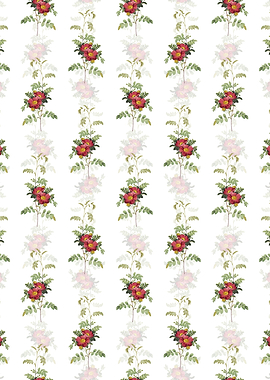 Floral Alpine Rose Pattern