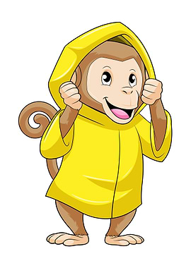Monkey Rain Raincoat