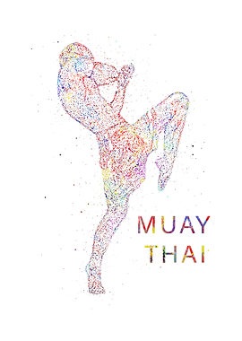 Man muay thai boxing
