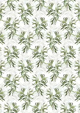 Floral Sweetfern Pattern