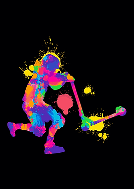 Colorful kickscooter