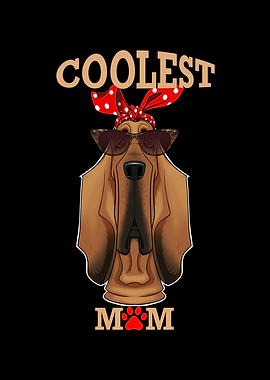 Dog Mom I Bloodhound