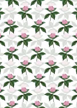 French Hydrangea Pattern