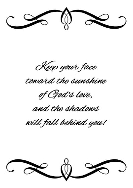 Sunshine and Shadows