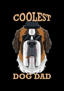 Dog Dad I Saint Bernard