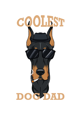 Coolest Dog Dad I Doberman