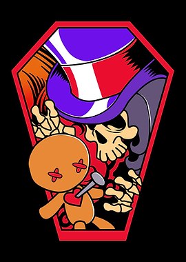 Voodoo Doll Skull