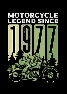 Motorcycle legend 1977