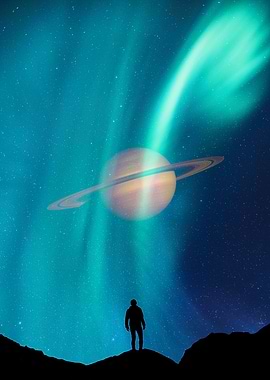 Saturn Northern Lights