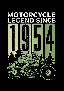 Motorcycle legend 1954