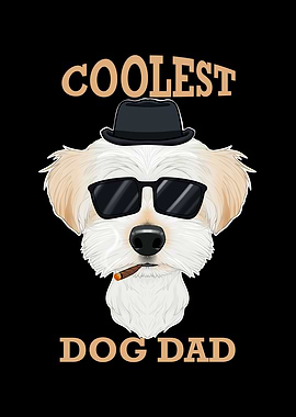 Coolest Dog Dad I Maltese