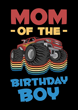 Monster Truck Mom Son