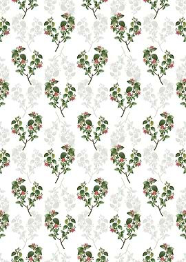 Floral Crossberry Pattern