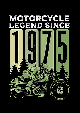 Motorcycle legend 1975