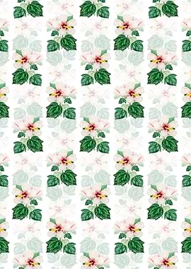 Marsh Hibiscus Pattern