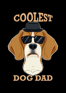 Coolest Dog Dad I Beagle