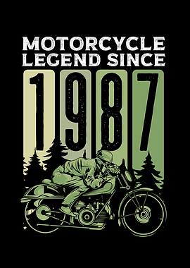Motorcycle legend 1987