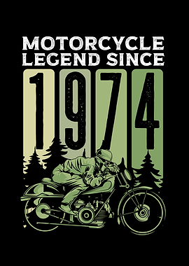 Motorcycle legend 1974