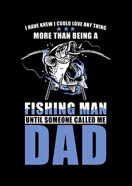 Angler Fishing Dad Father