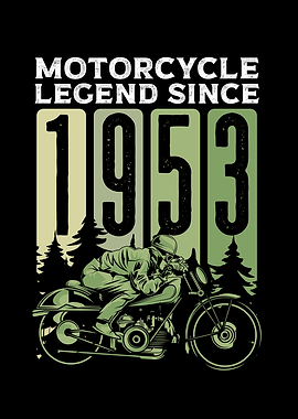 Motorcycle legend 1953