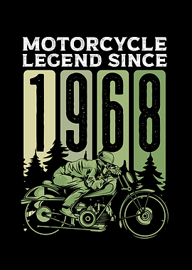 Motorcycle legend 1968