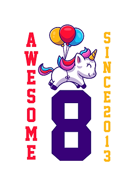 Awesome Since 2013 Unicorn
