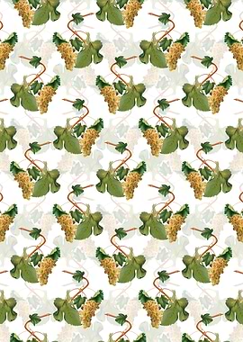 Vermentino Grapes Pattern