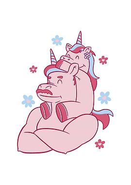 Unicorn Dad with Child