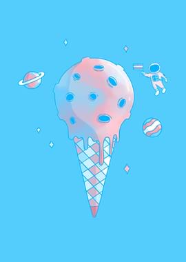 Trans Pride Ice Cream