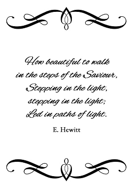 Stepping in the Light