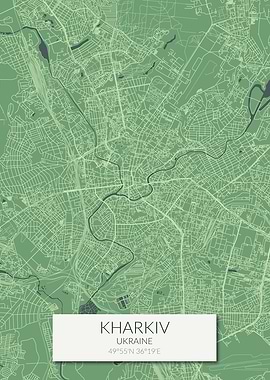 Kharkiv Green Map Kharkov