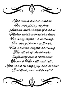 Tender Reason All Is Well