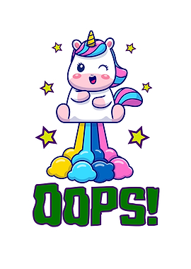 Oops Unicorn