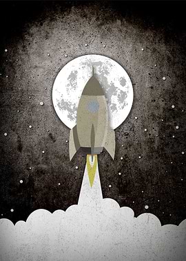 Old Style rocket lift off