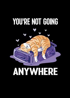 Youre not Going Anywhere