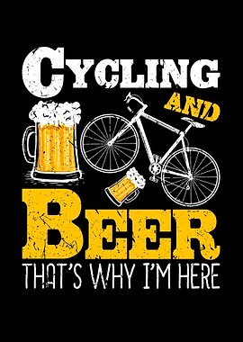 Cycling Beer Funny Cyclist